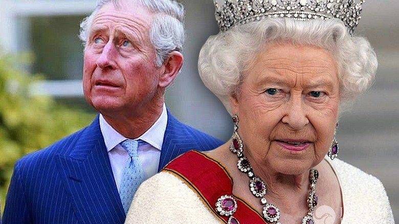 Królowa Elżbieta II i książę Karol