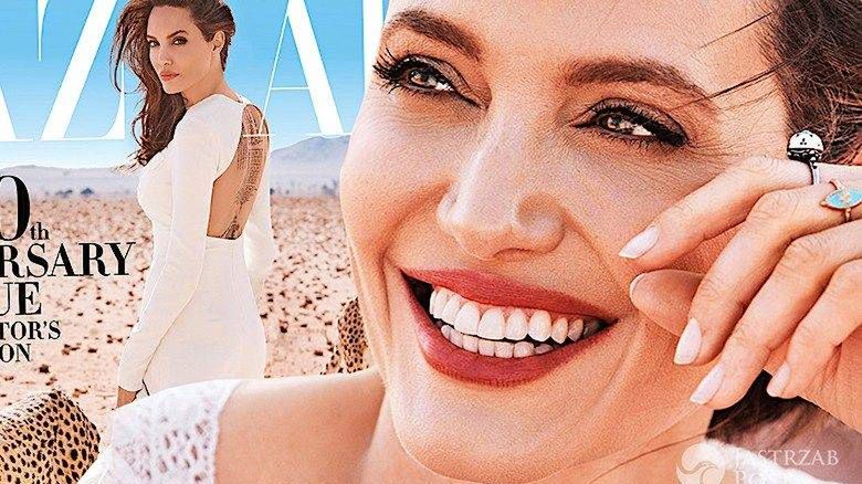 Angelina Jolie w Harper's Bazaar sesja Alexi Lubomirski