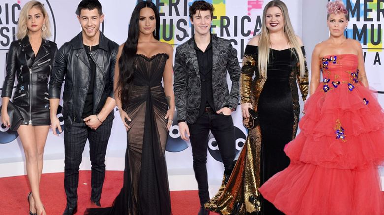Plejada gwiazd na American Music Awards 2017: Selena Gomez, Pink, Demi Lovato, Kelly Clarkson, Shawn Mendes