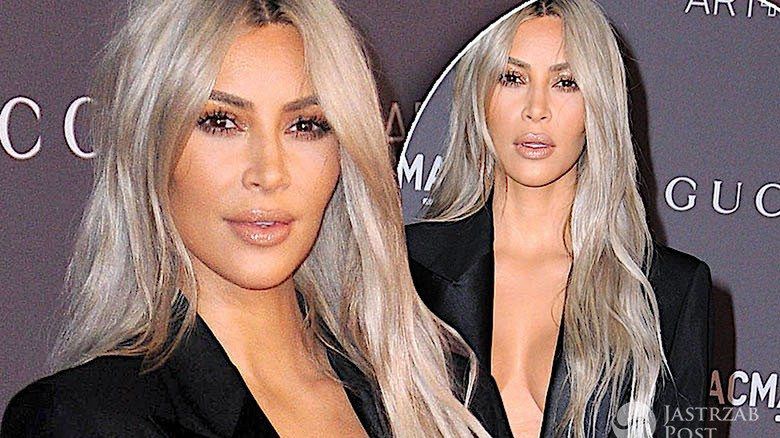 Kim Kardashian LACMA 2017 piersi