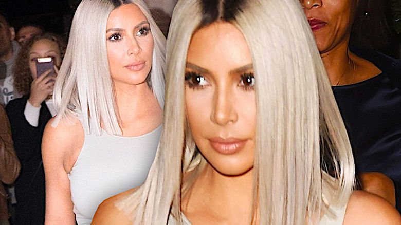 Kim Kardashian w sukience z dziurą