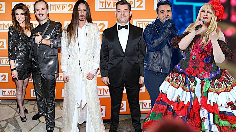 Gwiazdy na Sylwestrze z TVP w Zakopanem 2017/2018: Luis Fonsi, Maryla Rodowicz, Margaret, Michał Szpak