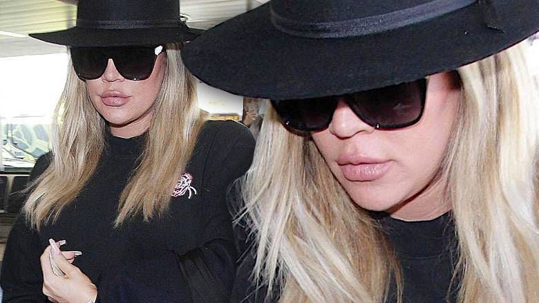 Khloe Kardashian W Ciąży Cała Na Czarno Jak Maskuje Brzuch