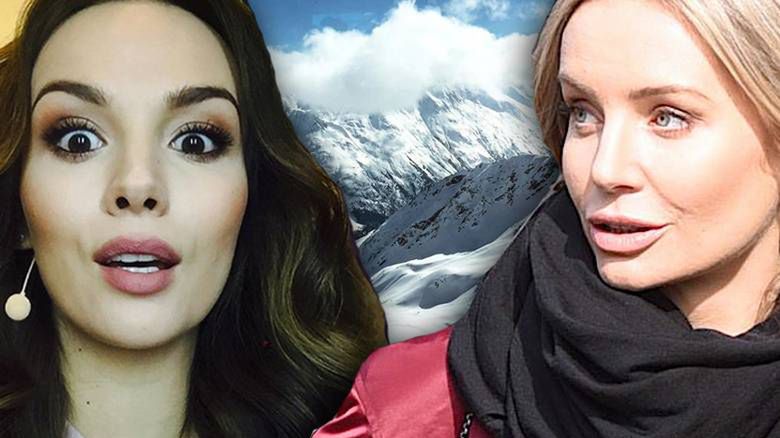 Mało im zimy? Paulina Krupińska i Agnieszka Woźniak-Starak uciekły od wiosny wysoko w góry! Szaleją w śniegu jak podlotki!