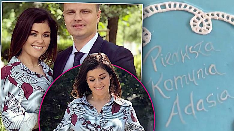 Suknia Katarzyny Cichopek z komunii syna podbija internet! Internauci oszaleli na jej punkcie! Znamy markę i cenę
