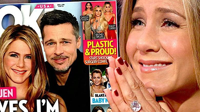 „Tak, jestem w ciąży z Bradem!”. Jennifer Aniston urodzi dziecko byłemu mężowi? Sensacyjne doniesienia tabloidu!