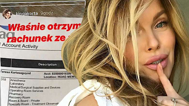 Luksusowy poród Kingi Korty w USA kosztował fortunę! Dumna mama pokazała rachunek