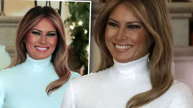 Melania Trump w ryzykownej kreacji bryluje na balu w Białym Domu. Nie każda kobieta może założyć taką suknię!