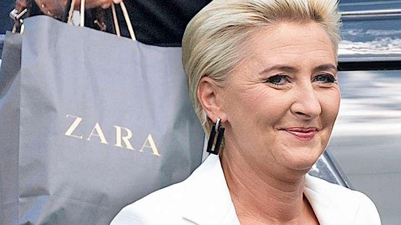 Agata Duda Zara stylizacja spódnica