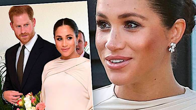 Ciężarna Meghan Markle w spektakularnej kreacji na uroczystej kolacji w Maroku. Wybrała suknię godną oscarowej gali!