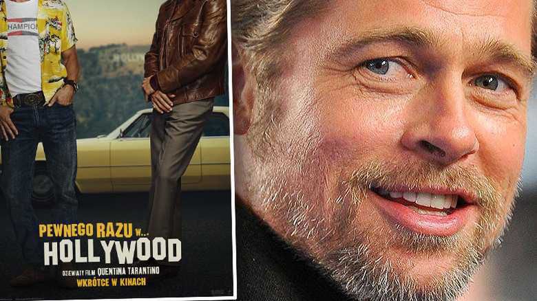 Brad Pitt jak młody bóg i Leonardo DiCaprio na plakacie nowego hitu Tarantino! Wiemy kiedy trafi do kin!