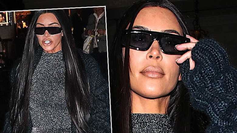 Kim Kardashian rajstopy i body