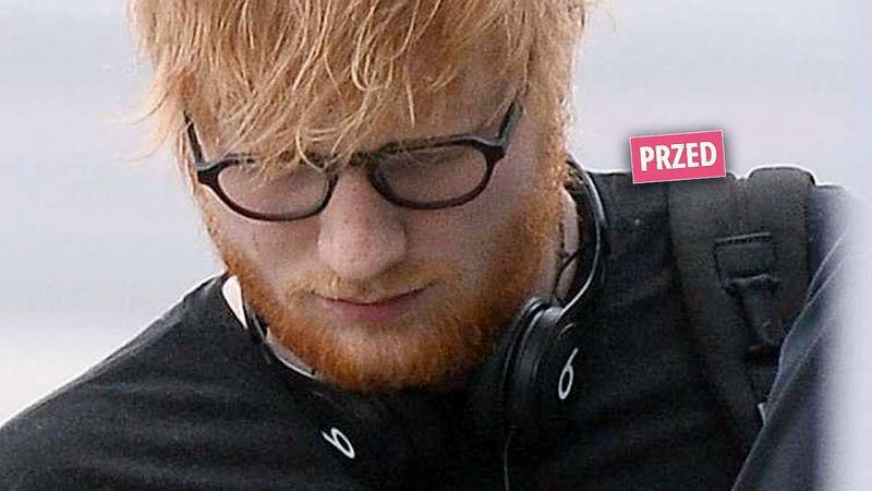 Odmieniony Ed Sheeran powraca w nowej fryzurze! Paparazzi przyłapali go w ogródku po wielkiej metamorfozie!