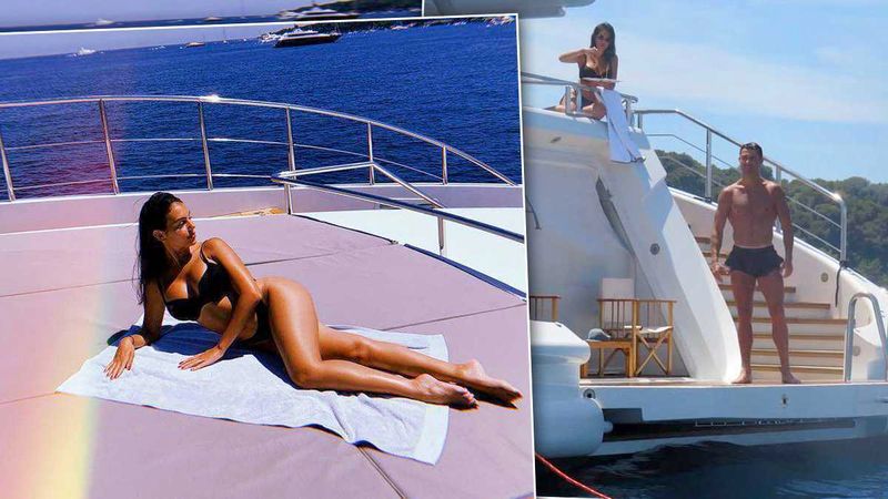 Cristiano Ronaldo zafundował rodzinie wypasione wakacje na jachcie w Saint-Tropez! Seksowna Georginia Rodriguez doskonale wie, jak korzystać z luksusów!