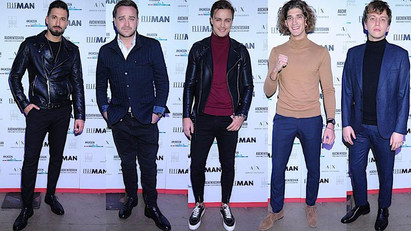 Znani przystojniacy na imprezie „ELLE Man”: Rafał Maślak, Michał Baryza, Mateusz Gessler, Maciej Musiałowski
