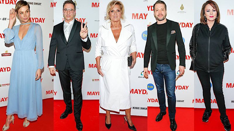 Gwiazdy na premierze filmu „Mayday”: Weronika Książkiewicz, Ewa Kasprzyk, Andrzej Młynarczyk