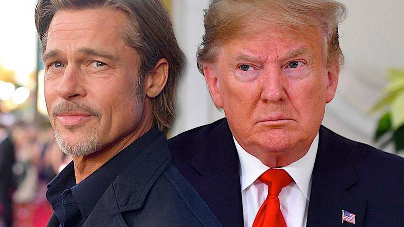 Brad Pitt, Donald Trump