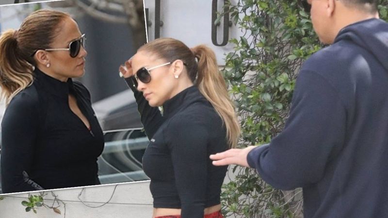Jennifer Lopez wychodzi z siłowni