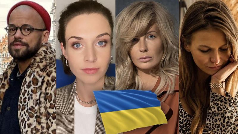 Gwiazdy solidaryzują się z Ukrainą: Michał Piróg, Julia Kamińska, Edyta Pazura, Anna Lewandowska…