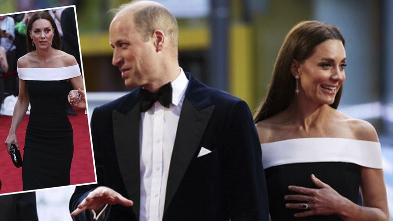 Kate i William na premierze „Top Gun: Maverick”. Księżna ma talię seksbomby, ale po co znów pogwałciła protokół?