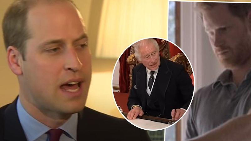William zbezcześcił pamięć o własnej matce, po czym rzucił się na Harry’ego. Król Karol nie reagował na męki syna