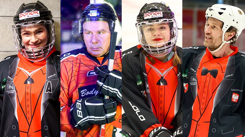 Gwiazdy na hokejowym meczu charytatywnym