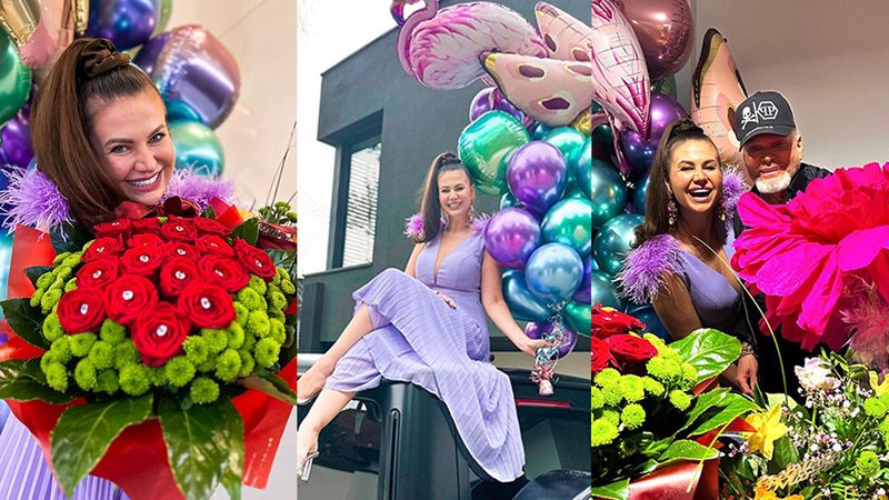 Morze kwiatów, balony, prezenty. 38. urodziny Maja Rutkowski celebrowała na bogato