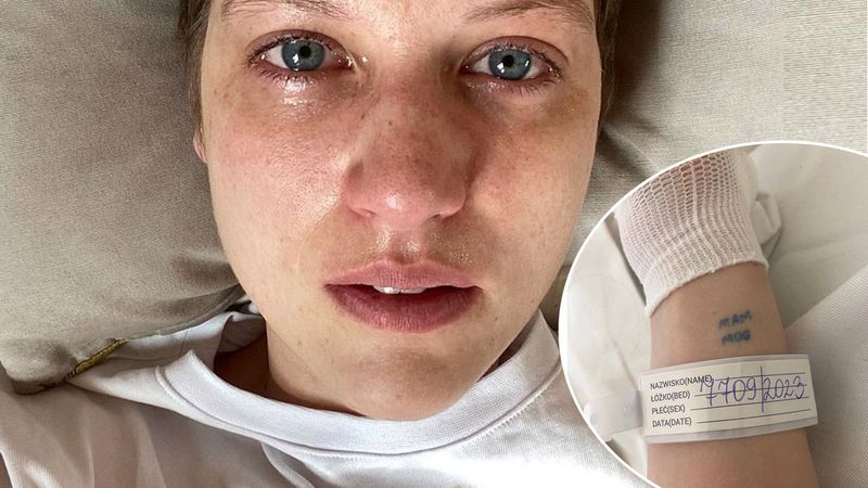 Zrozpaczona Aleksandra Domańska nadaje prosto ze szpitala. „Moim największym marzeniem jest mieć męża”