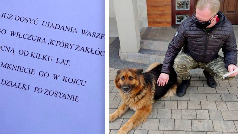 Mieszkaniec Piotrkowa Trybunalskiego otrzymuje przerażające groźby. „Otrujemy ci psa”