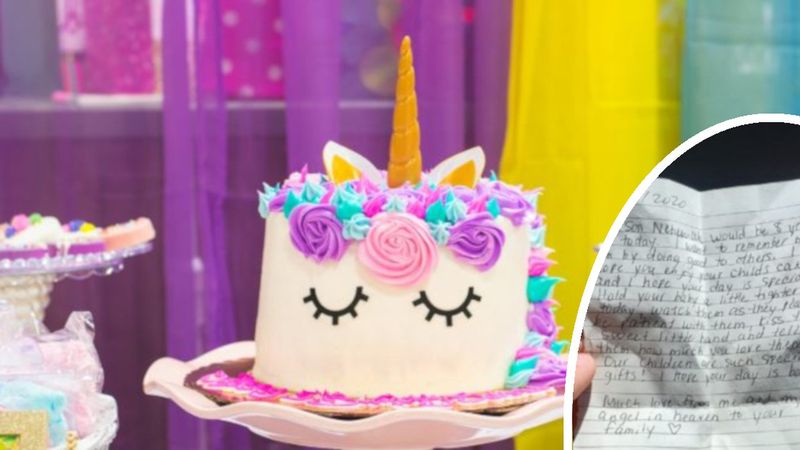 Zamówiła tort na urodziny córki. W opakowaniu znalazła tajemniczy liścik