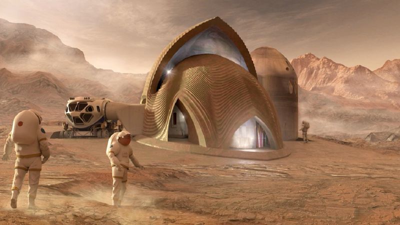 NASA ujawnia, jak w przyszłości mogą wyglądać ludzkie siedziby na Marsie