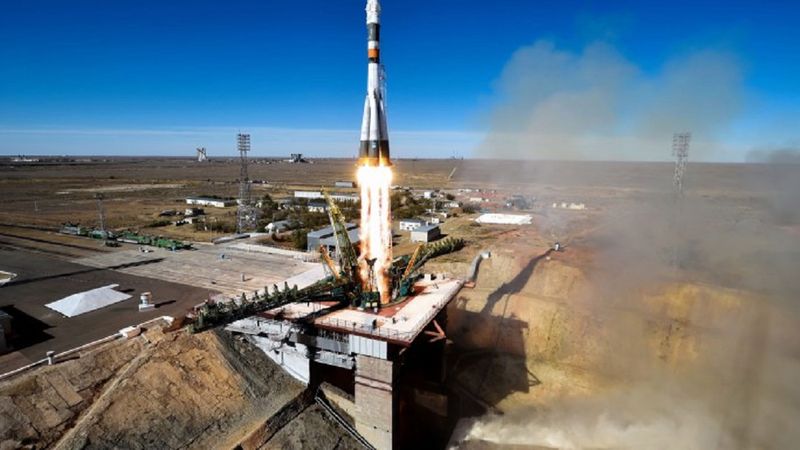 Rosyjska agencja kosmiczna opublikowała wstrząsające nagranie z nieudanego startu statku Sojuz
