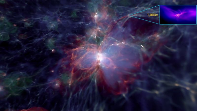 Hipnotyzująca symulacja może pomóc naukowcom zrozumieć, w jaki sposób powstają czarne dziury