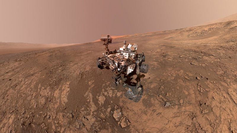 Pierwsze pomiary grawitacyjne Curiosity zdradzają co kryje się pod kraterem Gale na Marsie