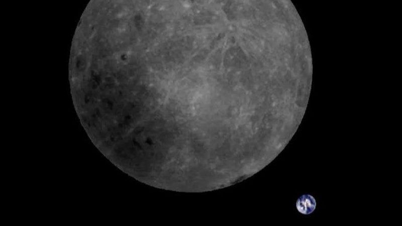 Zapierające dech w piersiach zdjęcie pokazuje niewidoczną stronę Księżyca i Ziemię w jednym ujęciu