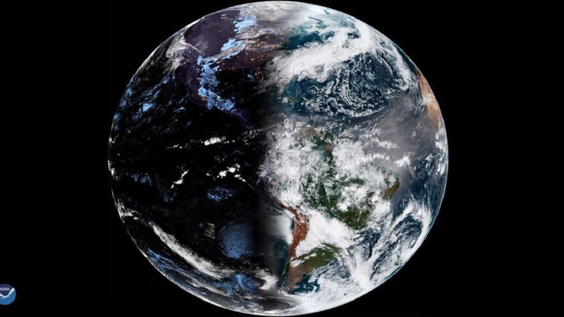 Zdjęcie satelitarne pokazuje fenomenalny widok na naszą planetą podczas przesilenia wiosennego