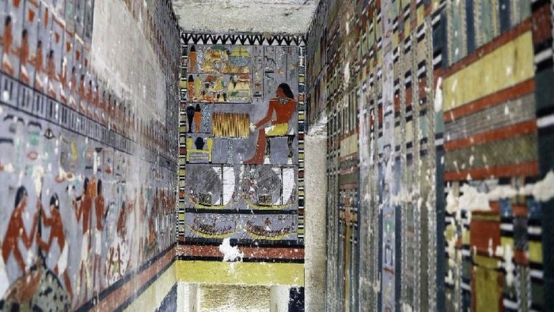 W Egipcie odkryto grobowce w spektakularnym stanie. Ściany wyglądają, jak świeżo po malowaniu