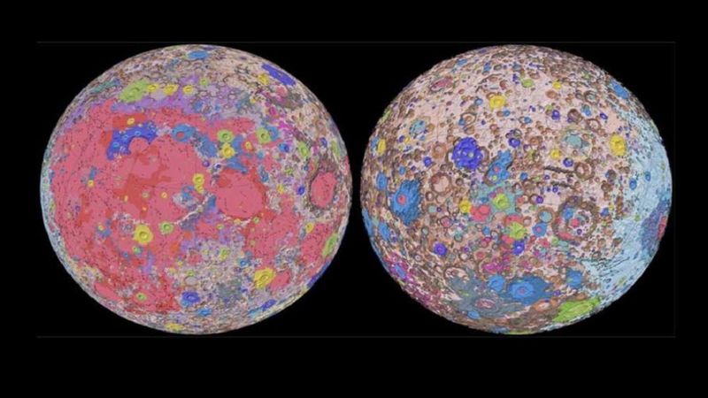 Szczegółowa geologia powierzchni Księżyca po raz pierwszy została zmapowana