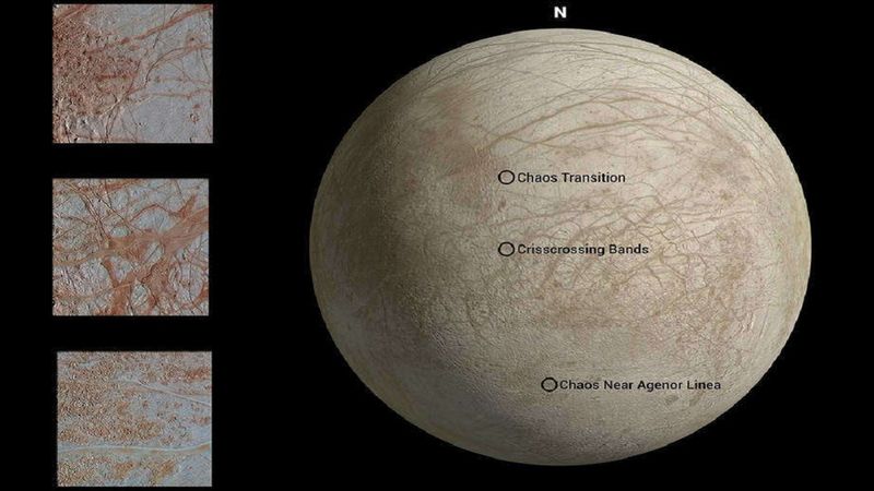 Fenomenalne zdjęcia pokazują, jak wygląda lodowa powierzchnia jednego z księżyców Jowisza