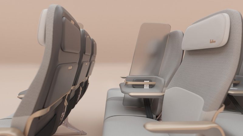 Firma zmienia środkowe siedzenia samolotów w przegrodę, by chronić pasażerów przed koronawirusem