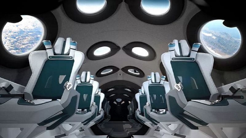 Virgin Galactic zaprezentowało luksusowe wnętrze statku do turystycznych lotów w kosmos