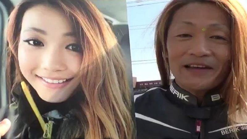 Młoda influencerka z zamiłowaniem do motocykli okazała się być 50-letnim Japończykiem
