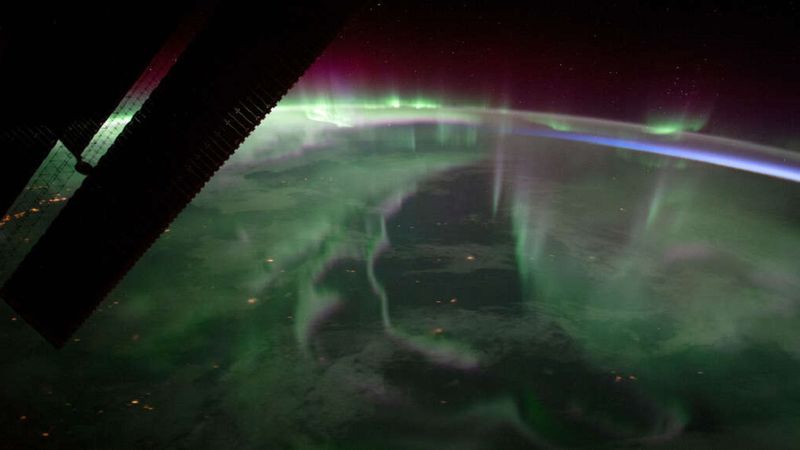 Zobacz niesamowite nagranie zorzy polarnej z pokładu Międzynarodowej Stacji Kosmicznej