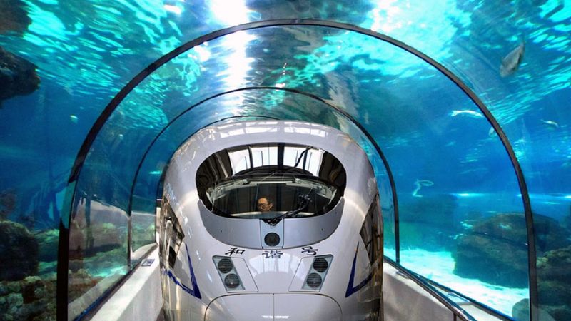 Chiny chcą zbudować 13000-kilometrową podwodną linię kolejową aż do USA