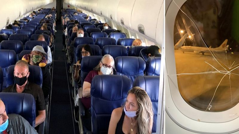 Co się stanie, jeśli podczas lotu samolotem pęknie szyba? Jak się zachować w takiej sytuacji?