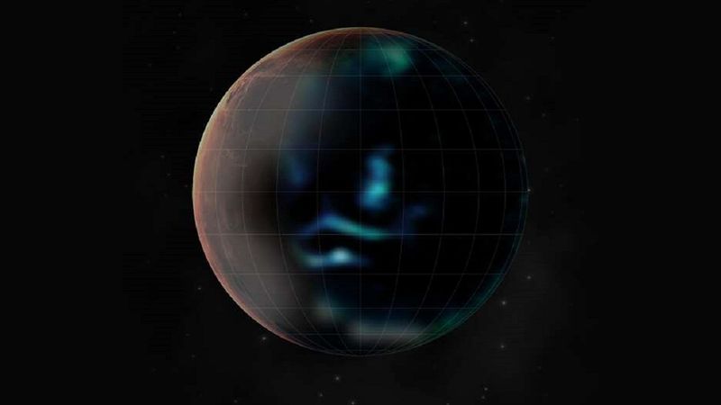 Orbiter Mars Hope uchwycił nigdy wcześniej niewidziane zorze na Czerwonej Planecie
