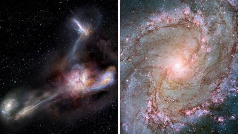 Galaktyczny wiatraczek czy kosmiczny złodziej to jeden z najciekawszych galaktyk we Wszechświecie