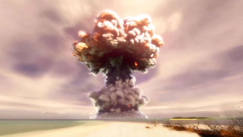 Wybuch bomby atomowej widziany z bliska. Nagranie robi piorunujące wrażenie