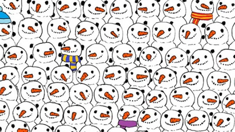 Większość ludzi nie potrafi w ciągu 1 minuty znaleźć ukrytej pandy na tym obrazku. A Ty?