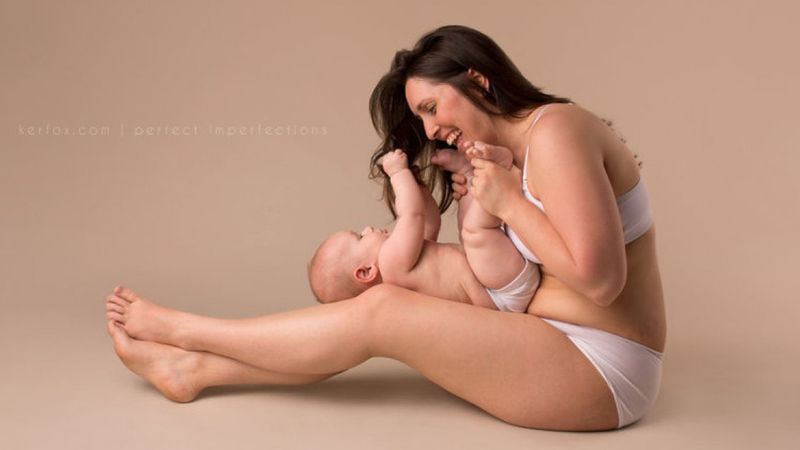 16 pięknych zdjęć mam, które są dumne ze swoich niedoskonałości powstałych na skutek ciąży